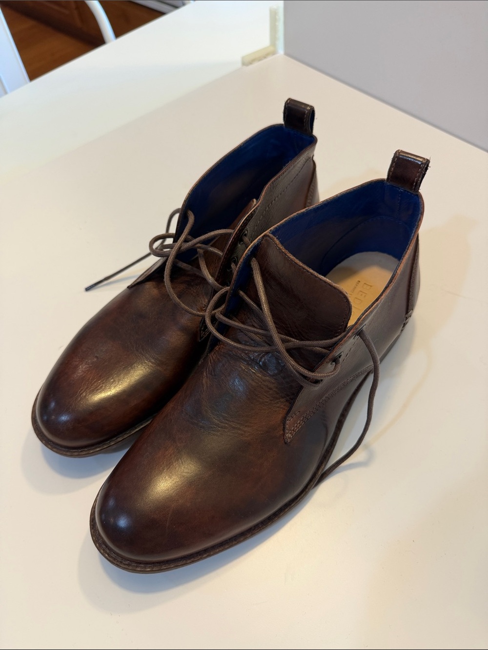 Bed Stu Men's Brown Leather Lace-Up Chukka Boots Sz 8.5. Bag2